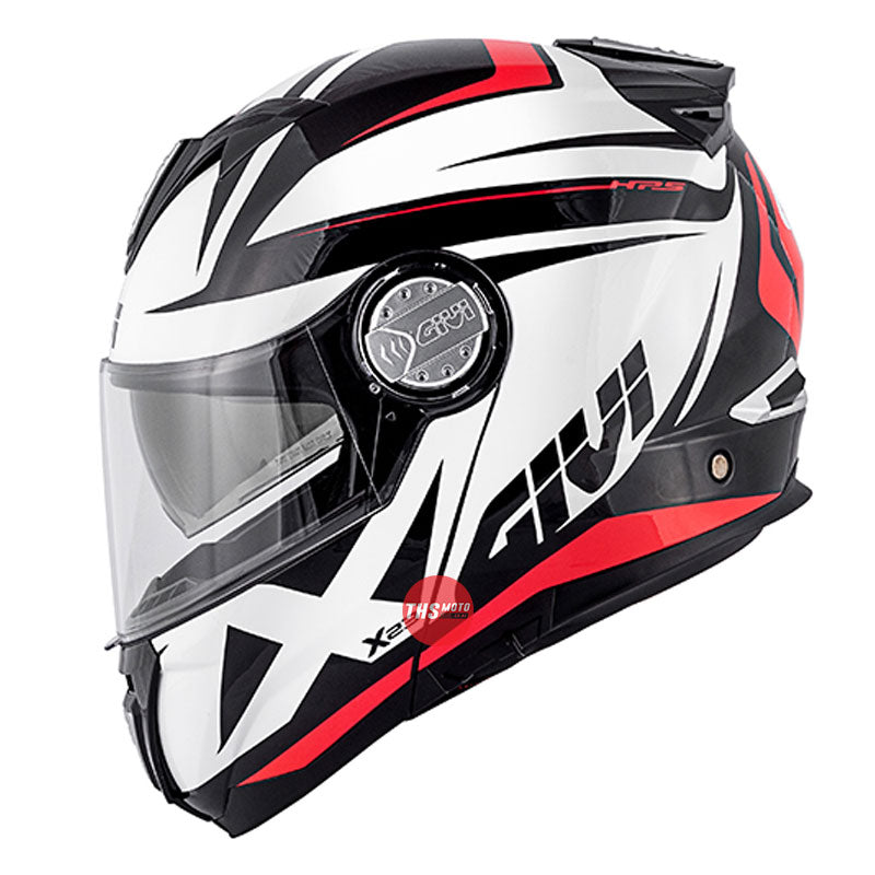 Givi X23 Sydney Flip Front Helmet Black/White/Red 63/2XL