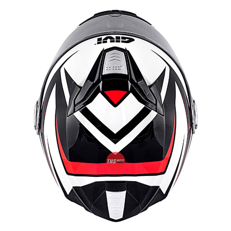 Givi X23 Sydney Flip Front Helmet Black/White/Red 63/2XL