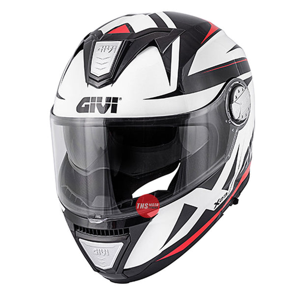 Givi X23 Sydney Flip Front Helmet Black/White/Red 63/2XL