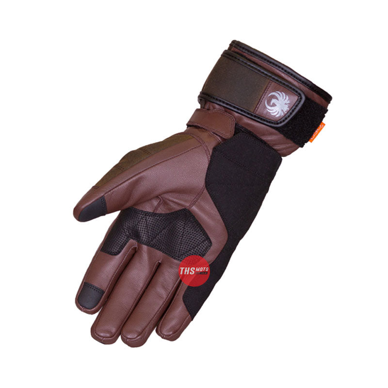 Merlin Ranger Long Wax Gloves Brown Large