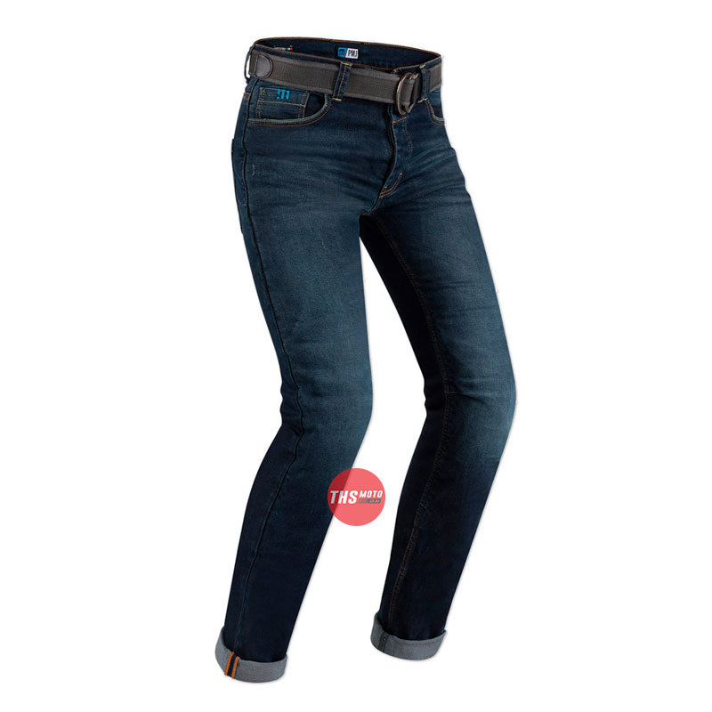 Pmj Jeans Cafe Racer With Belt Mid Blue 46