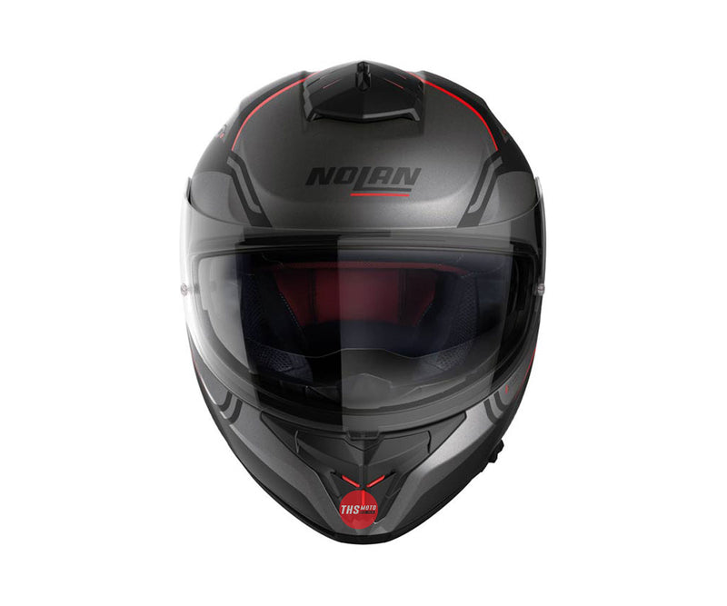 Nolan Helmet N80-8 Astute N-Com Flat Lava Grey Medium