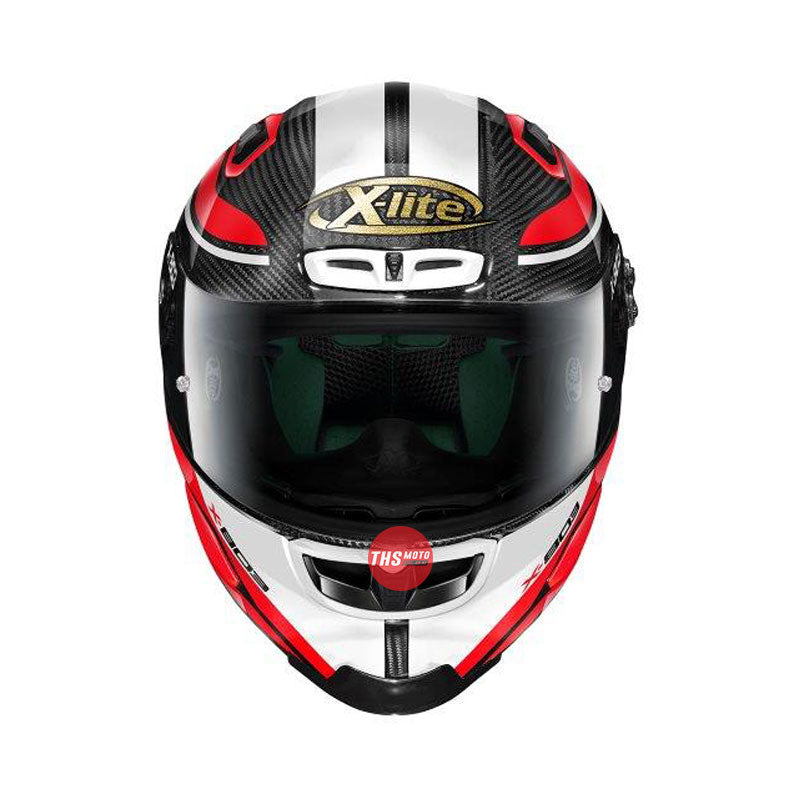 Nolan Helmet X803Rs Ultra C. Carbon/White/Red 50 Anni XLarge