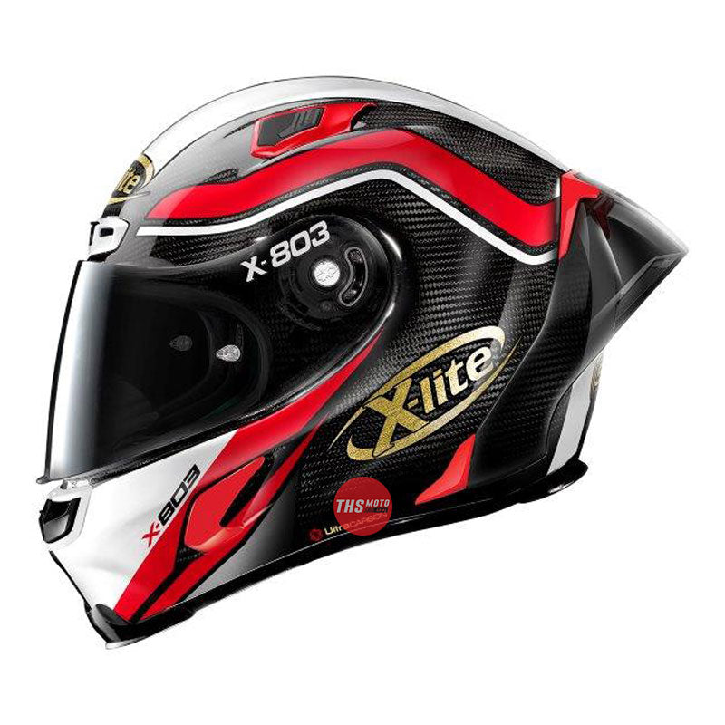 Nolan Helmet X803Rs Ultra C. Carbon/White/Red 50 Anni XLarge