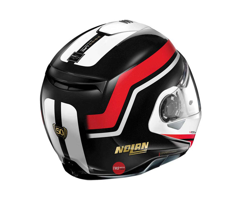 Nolan Helmet N1005 Plus White/Black/Red 50 Anni Edition Large