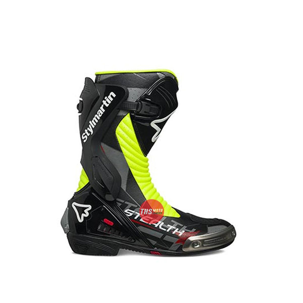 Stylmartin Stealth Evo Racing Boots Black / Fluro 44