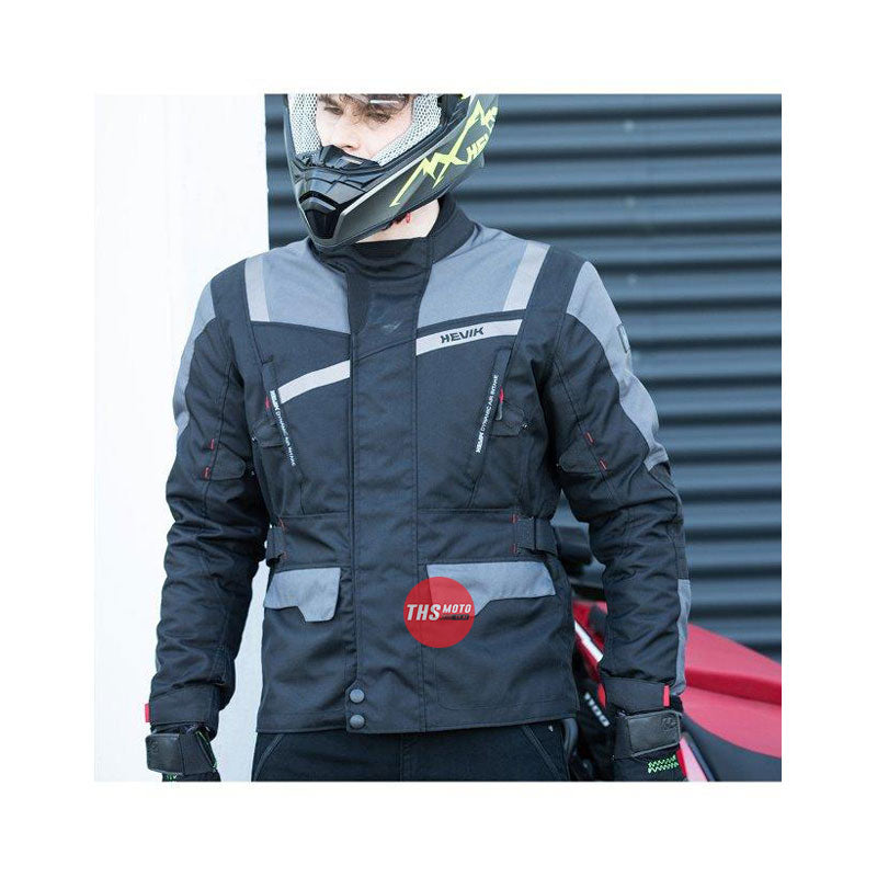 Hevik Stelvio Light Jacket Man Black/Grey 3XL