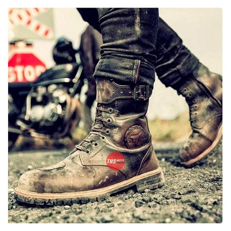 Stylmartin Rocket Cafe Racer Boots Brown 39