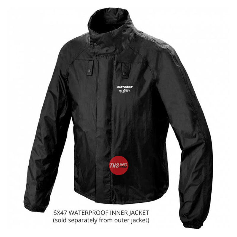 Spidi Jacket Leather Evorider 2 Black/Red 52