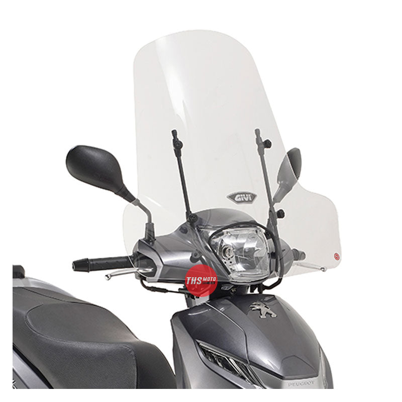 Givi Screen Piaggio Fly/ Liberty / Suzuki Address 50.8X66cm (Needs Kit)