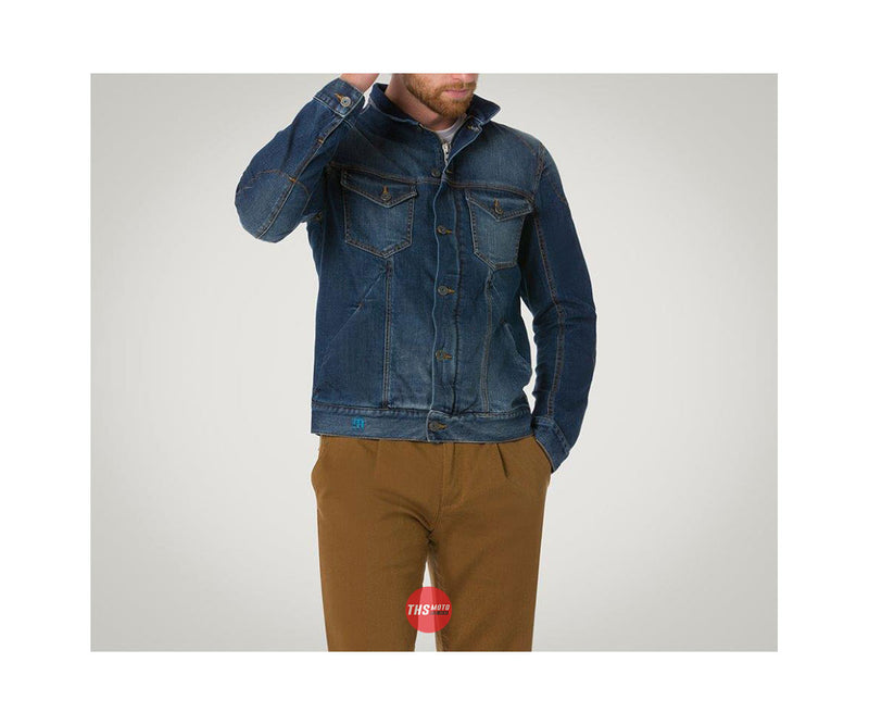 Pmj Jeans West Mens Jacket Blue Small