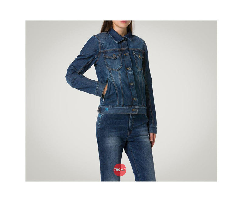 Pmj Jeans Lucy Womens Jacket Blue Medium