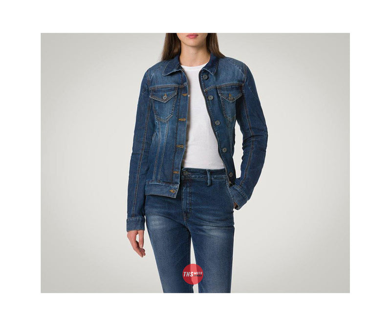 Pmj Jeans Lucy Womens Jacket Blue Medium