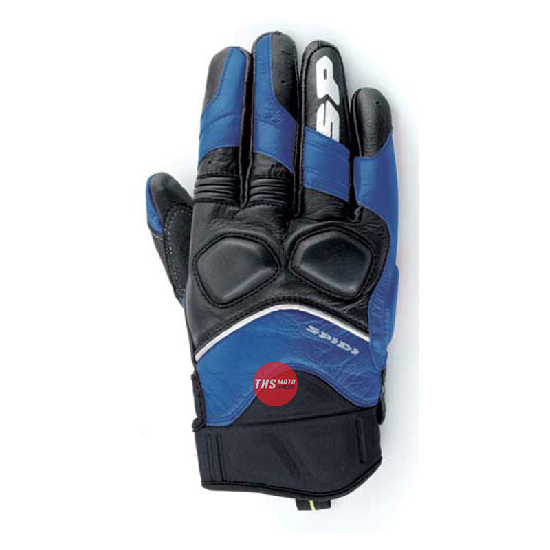 Spidi K21 Summer Gloves (Touring/Naked) Black/Blu Large -