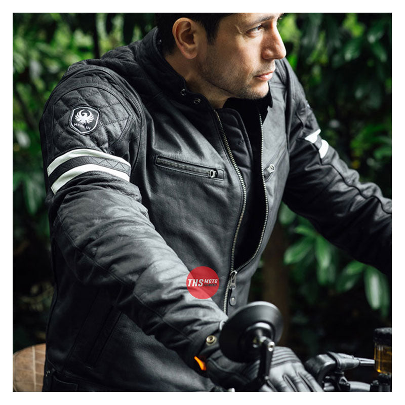 Merlin Hixon Ii Heritage Leather Jacket Black 50