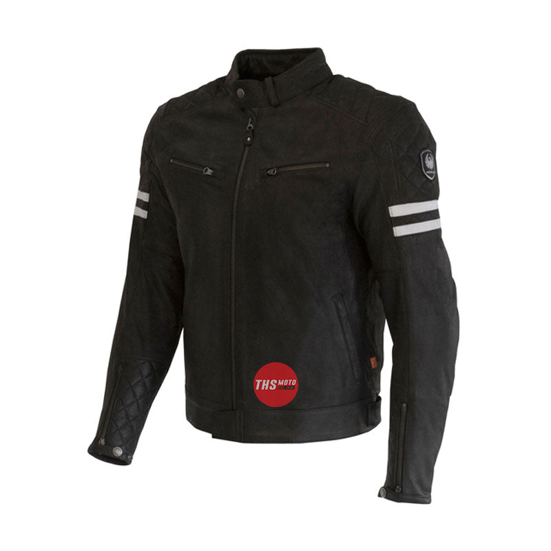 Merlin Hixon Ii Heritage Leather Jacket Black 50