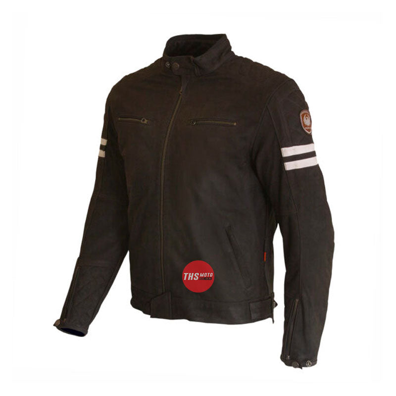 Merlin Hixon Ii Heritage Leather Jacket Black 40