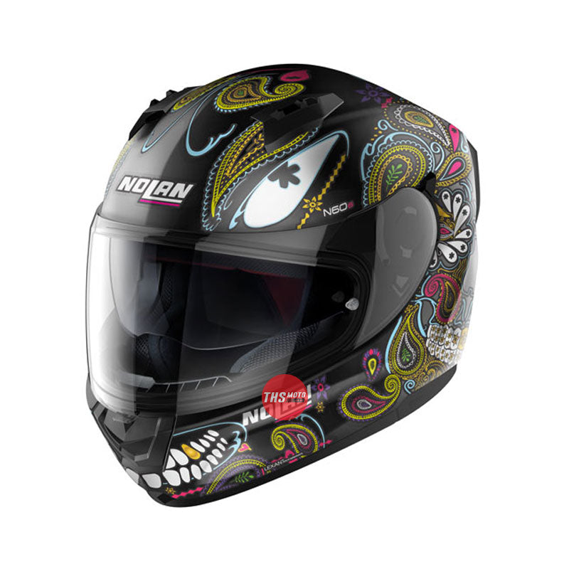 Nolan Helmet N60-6 Ritual Flat Black / Floral Large