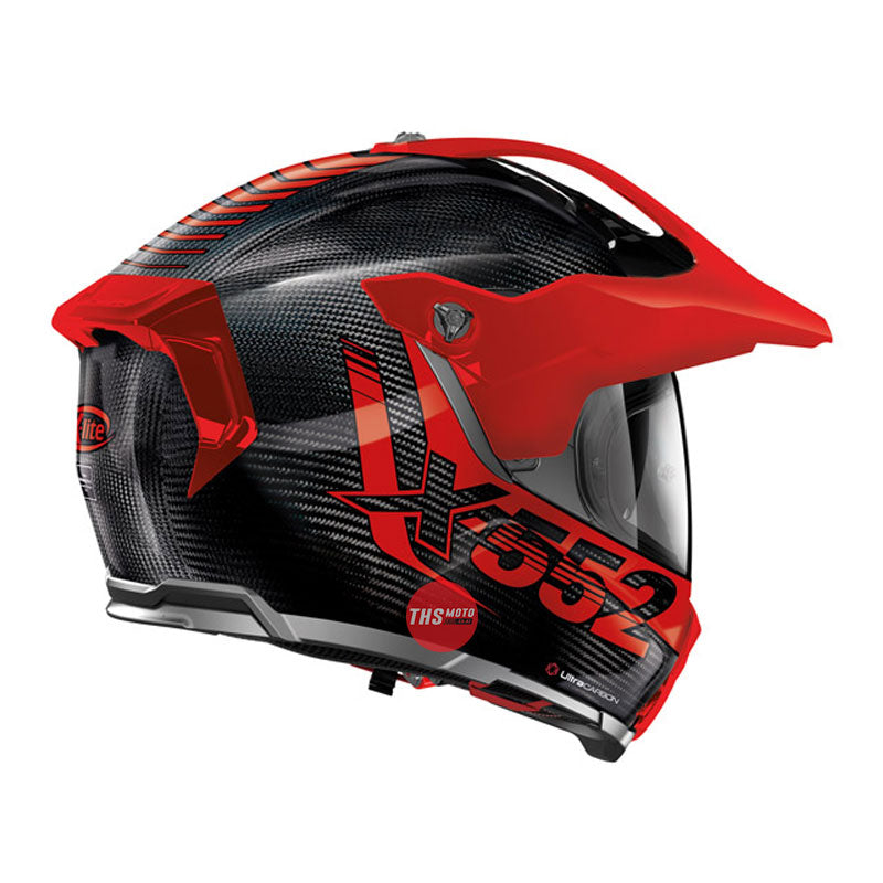 Nolan XLite Adventure Helmet X552 Hilside Black/Red Medium