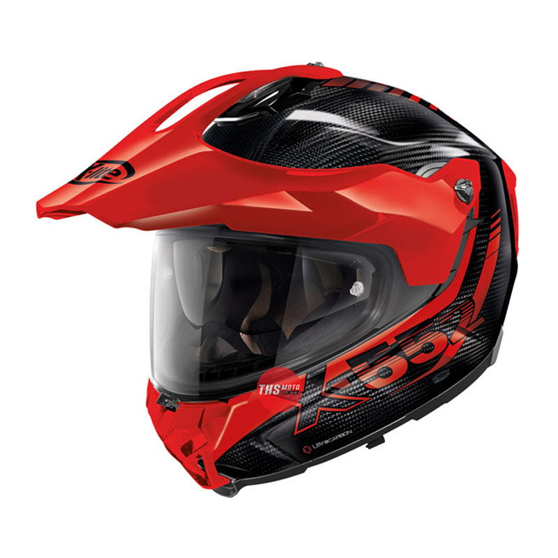 Nolan XLite Adventure Helmet X552 Hilside Black/Red 2XL