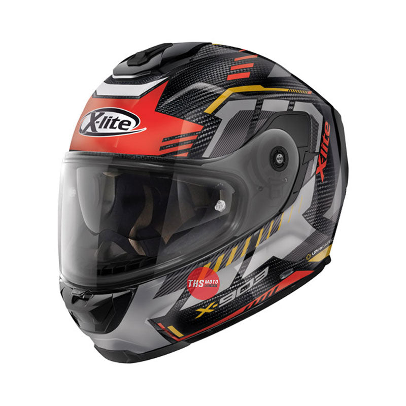 Nolan Helmet X903 Ultra Carbon Backstreet Carbon/Red/Gold XL