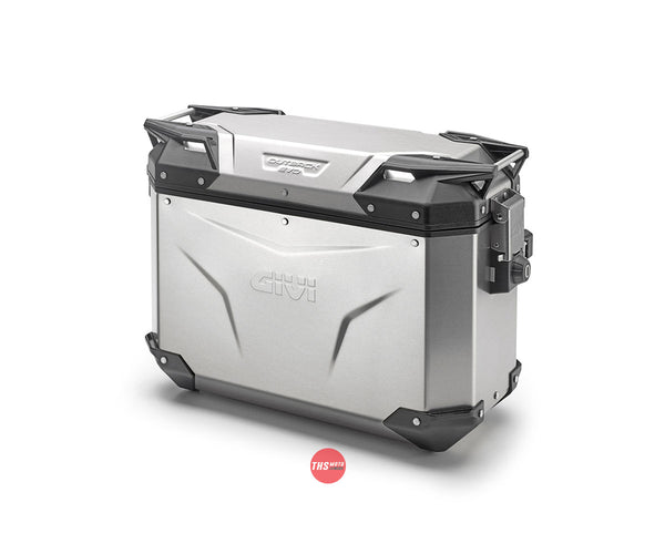 Givi Cam-Side Panniers 37Lt L/33Lt R Outback Evo Alu Silver (Plos Only)