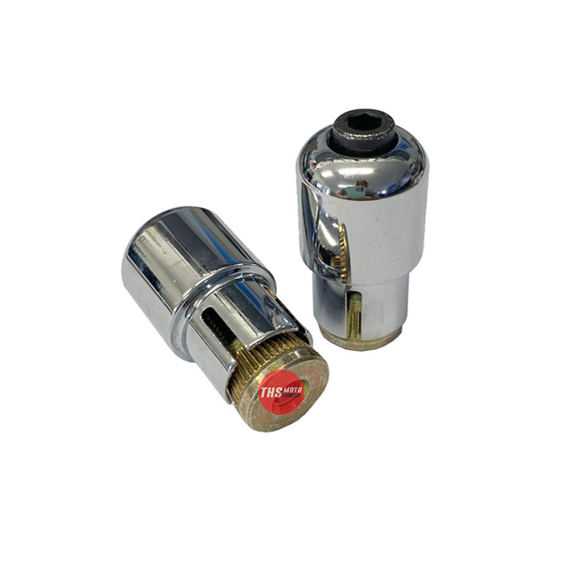 Tommaselli Bar End Plug Pr-For Steel Bars/Chrome