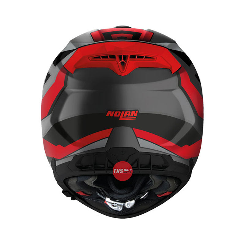 Nolan Helmet N80-8 Wanted Flat Lava Grey / Red 2XL