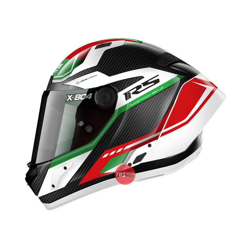 Nolan Helmet X804Rs Ultra Carbon Maven Tri-Colori Large