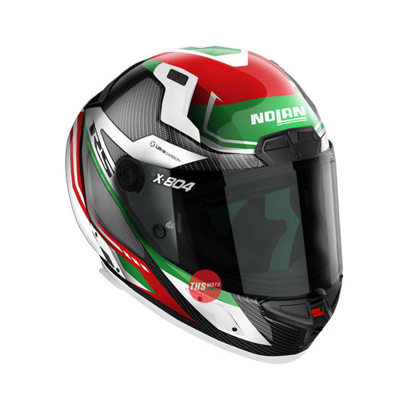 Nolan Helmet X804Rs Ultra Carbon Maven Tri-Colori Small