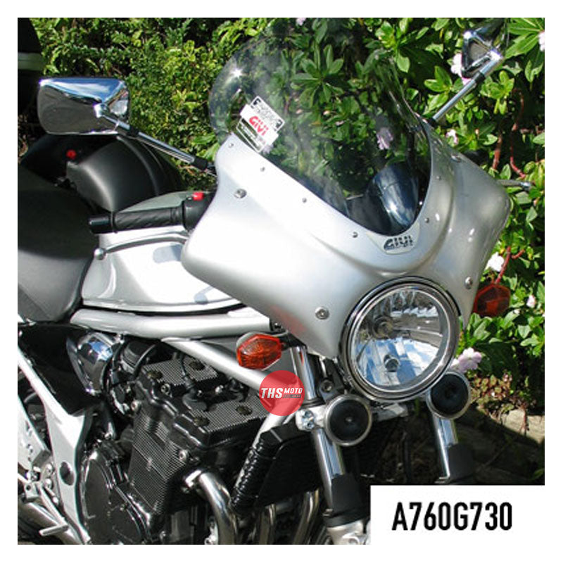 Givi Screen Universal 42X56cm With Silver Fairing (Incl Kit)