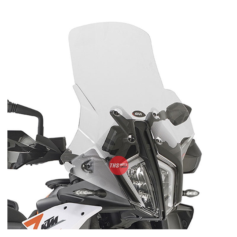 Givi Screen Ktm 790/890 Adventure '23-> Clear 38.5X51cm -17cm Taller