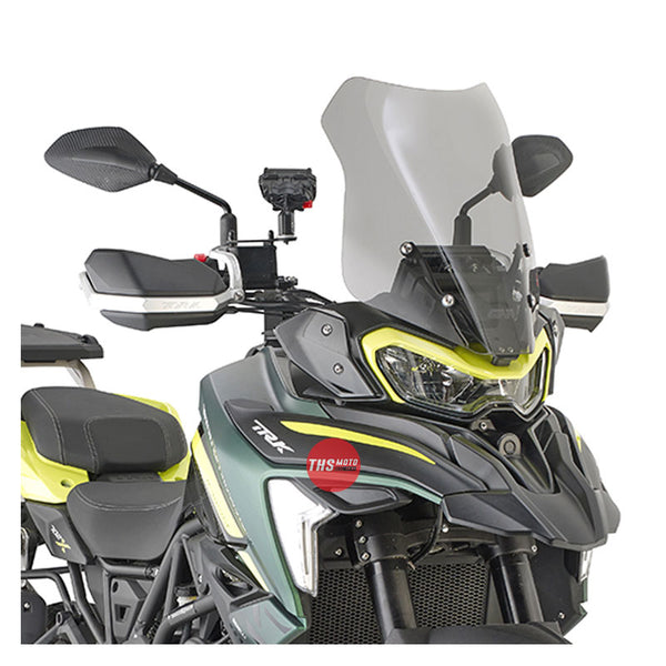 Givi Screen Benelli Trk 702/702X '23-> Smoked 43.5X34cm 13cm Taller