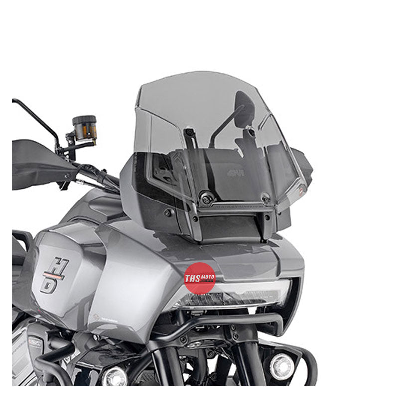 Givi Screen Harley Davidson Pan America '21-> Smoked 34X48cm (Requires Fitting Kit) 8400D