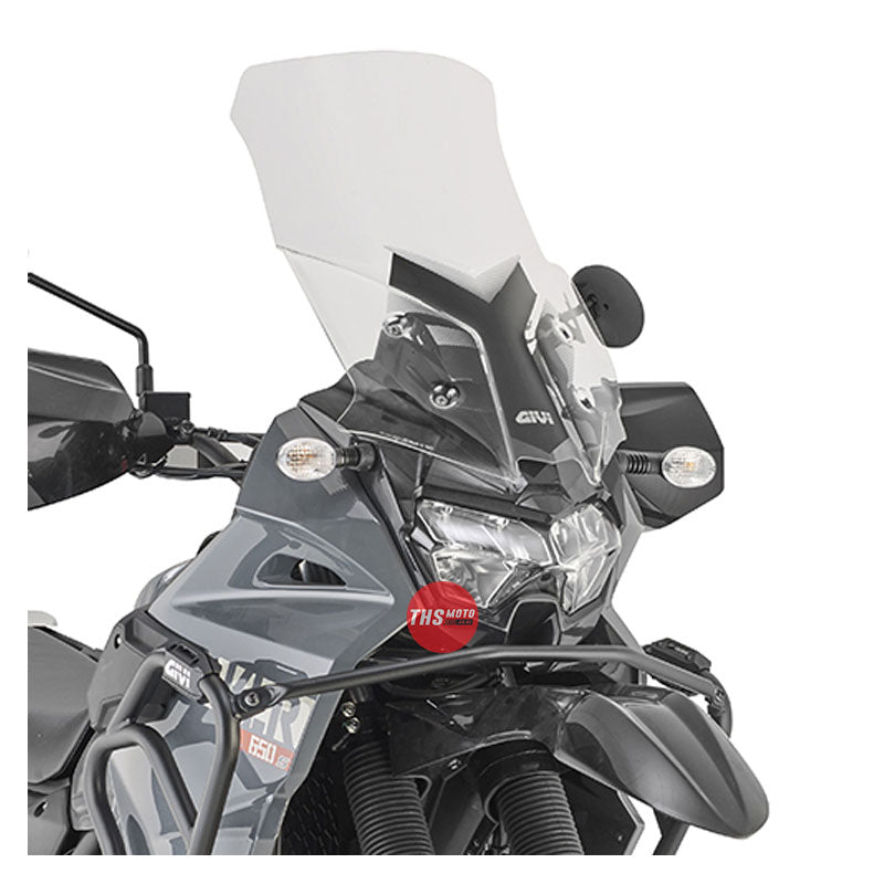 Givi Screen Kawasaki Klr 650 S '23-> Clear 54X37cm 17.5cm Taller