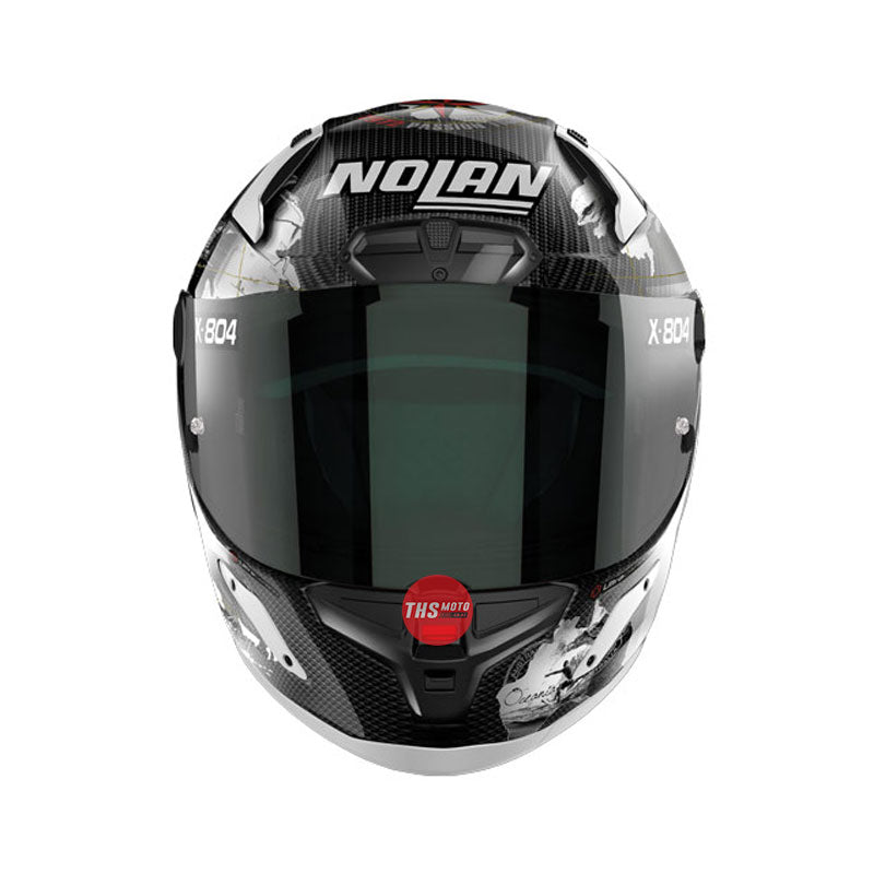 Nolan Helmet X804Rs Ultra Carbon Replica C. Checa White Large