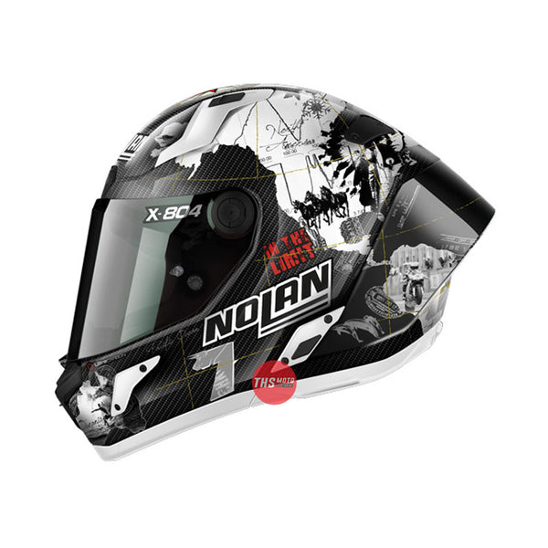 Nolan Helmet X804Rs Ultra Carbon Replica C. Checa White Large