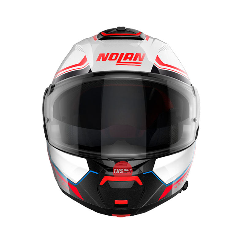 Nolan Helmet N1006 Surveyor Metal White / Blue Red Black 3XL