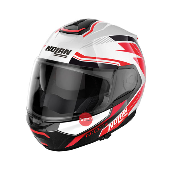 Nolan Helmet N1006 Surveyor Metal White / Red Black 2XL