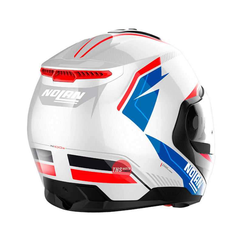 Nolan Helmet N1006 Surveyor Metal White / Blue Red Black X-Small