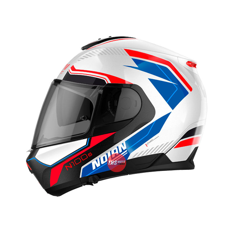 Nolan Helmet N1006 Surveyor Metal White / Blue Red Black XL