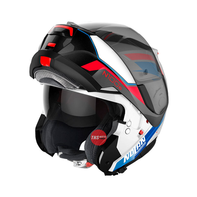 Nolan Helmet N1006 Surveyor Metal White / Blue Red Black Small