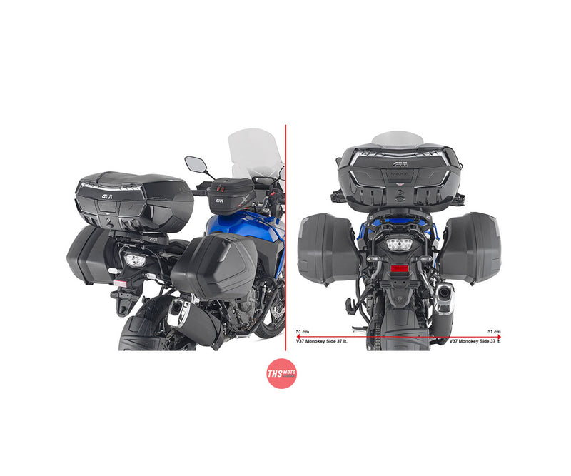 Givi Screen Suzuki V-Strom 800 De/Se '23-> Smoked 48X51cm / 25cm Higher