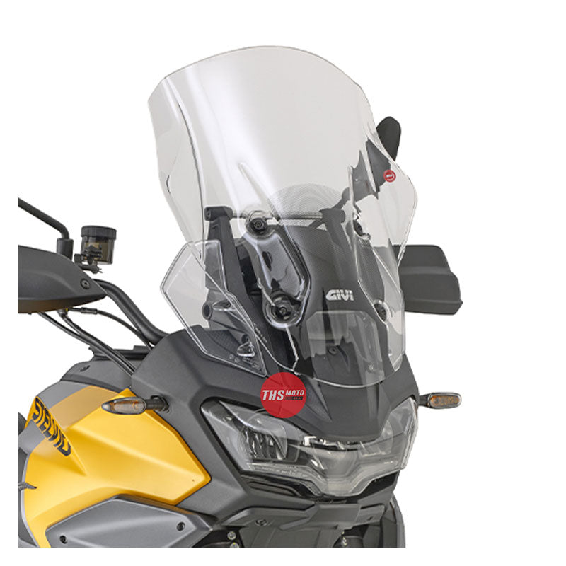 Givi Screen Moto Guzzi Stelvio 1000 '24-> Clear 54X43 7cm Taller