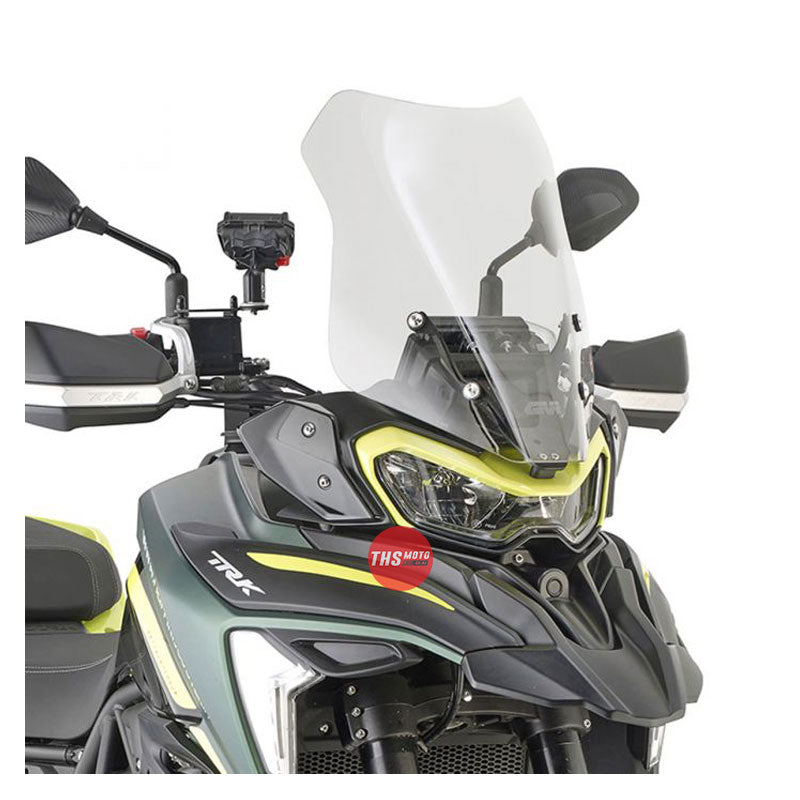 Givi Screen Benelli Trk 702/702X '23-> Clear 51X35cm 20.5cm Taller