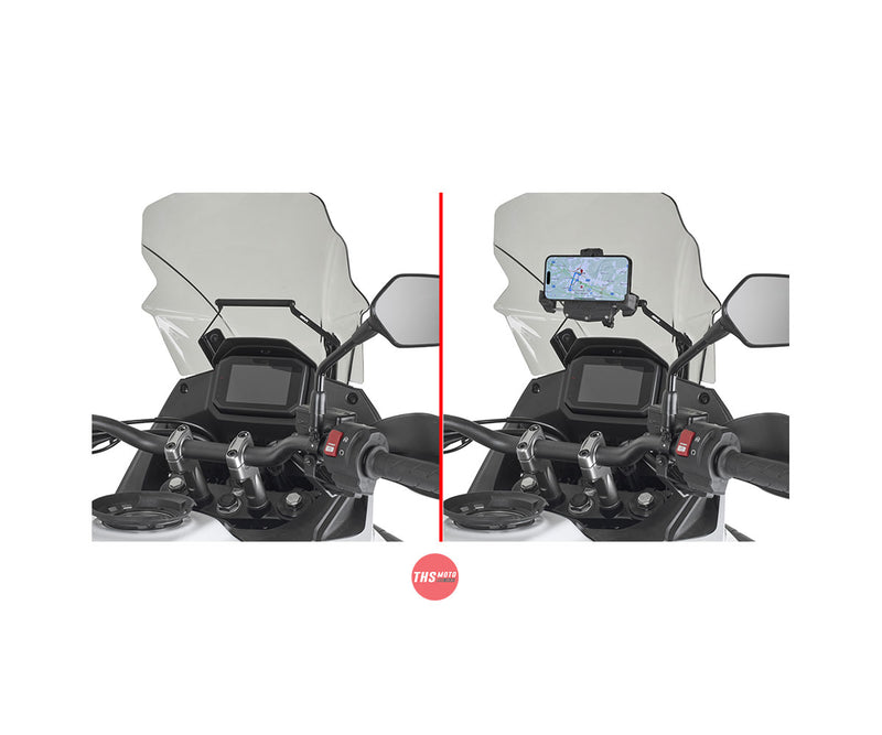 Givi Screen Honda XL 750 Transalp '23-> Clear 62X40 cm 21.5 Taller