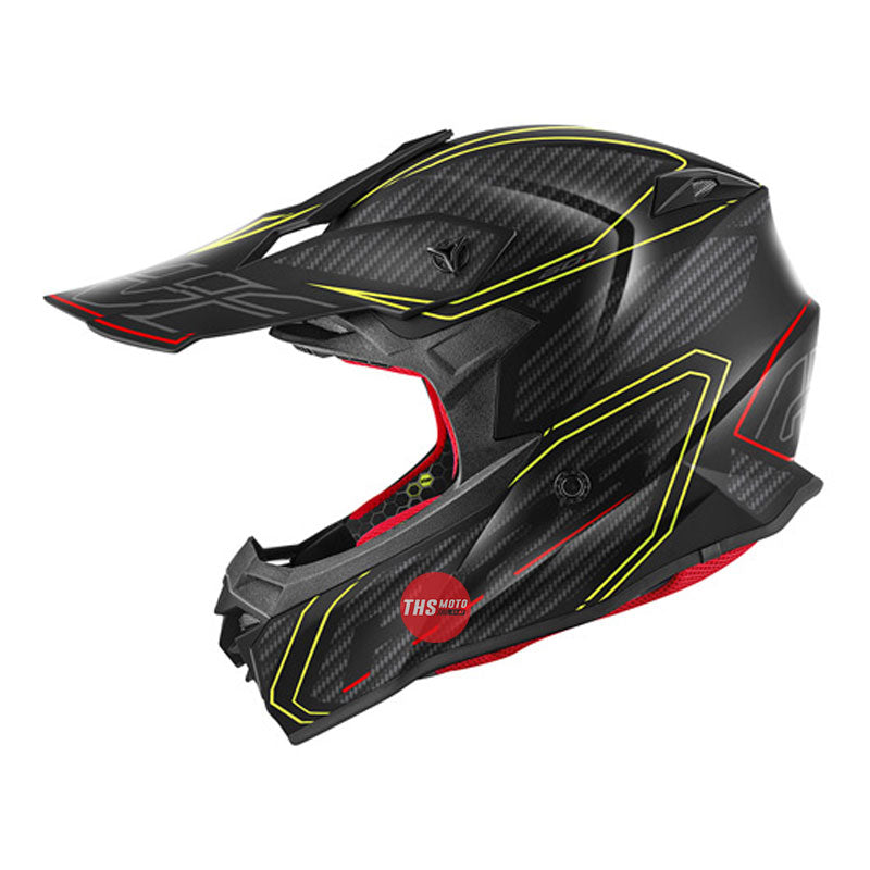 Givi Helmet Full Face Mx 60.1 Matt Black/Neon Yellow 60/Large