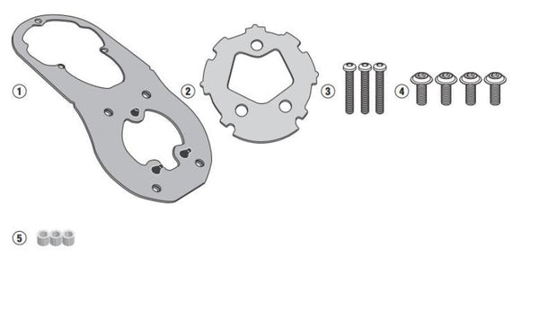 Givi Tanklock Flange Honda Cb 1000 R '18- BF38