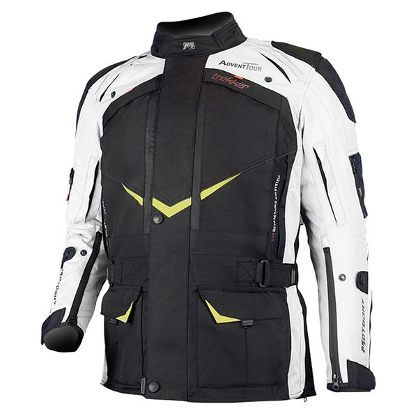 MotoDry Jacket Advent-Tour Trekker Black Gry Flu 3XL