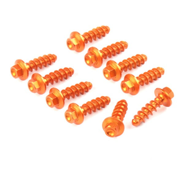 ZETA Zeta Aluminum Bolt Set For Plastics Ktm Tapping Screw 10PCS